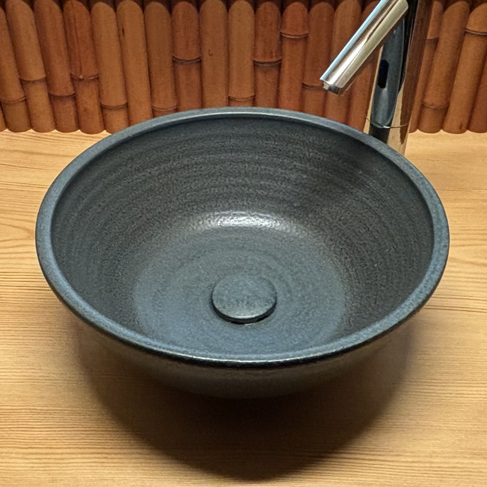 信楽焼手洗い鉢